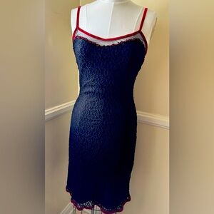 Vintage Y2K Betsy Johnson Dress roses M